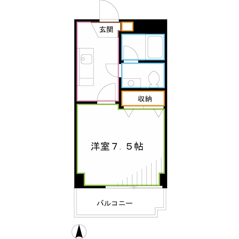 ボナール・A 間取り