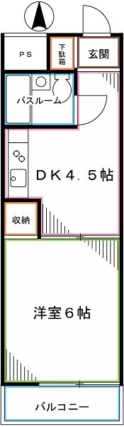 カメリアハウス〔女性限〕 間取り