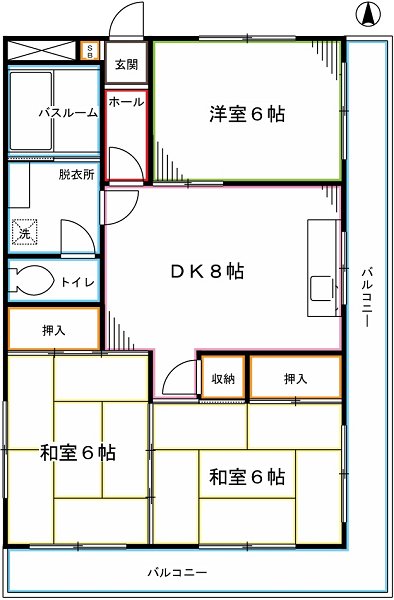 西国分寺山本ビルディング 間取り