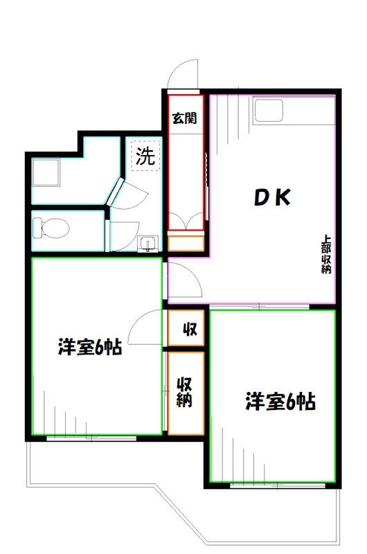 エクシード国分寺 間取り