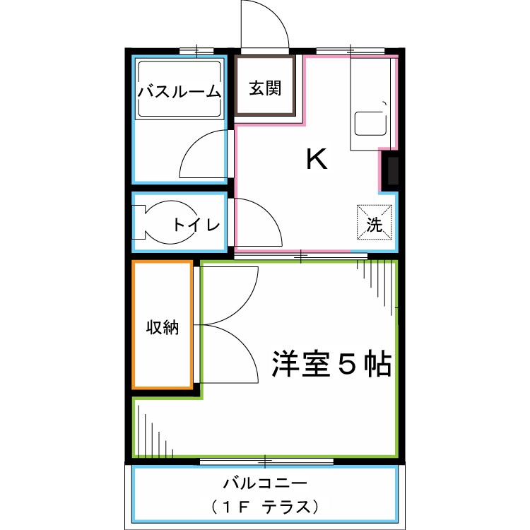 シティハイムカヤマ 間取り