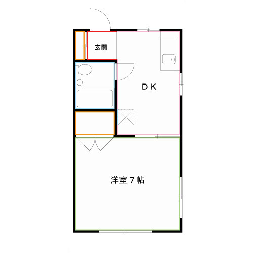 モンシャトー新川 間取り図