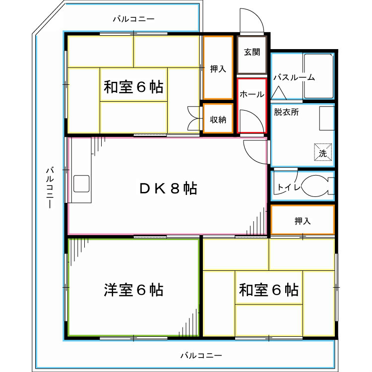 西国分寺山本ビルディング 間取り