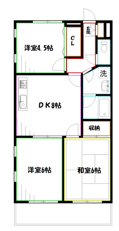 ビアーレ小金井 間取り