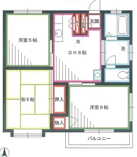 ウッディーコーポ 間取り