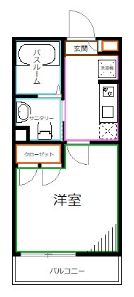 Mｙ　Style　SK東中野 間取り図