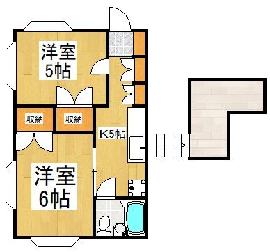 パティオ・ヴィラ（2階棟） 間取り