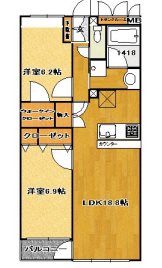 ラフィネＳ国分寺  間取り