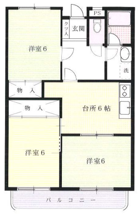 国立イーストハイツ 間取り