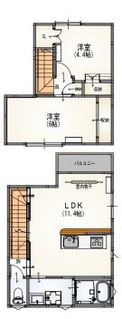 サンライズ三鷹台 間取り