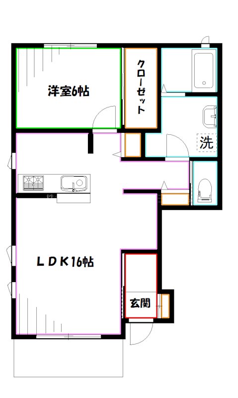 ＭＪメゾンB 間取り