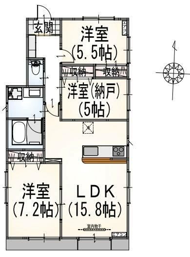 サンライズ国立 間取り