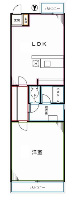 スカイフィールド国立 間取り