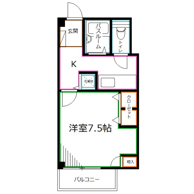 第３小柳コーポ 間取り