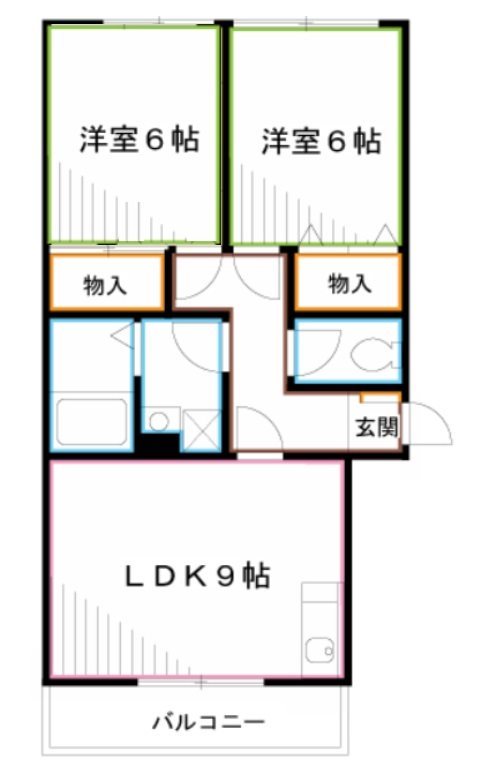 グリーンパル 間取り