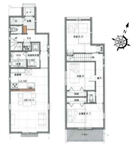 善福寺３丁目戸建て賃貸住宅B    間取り