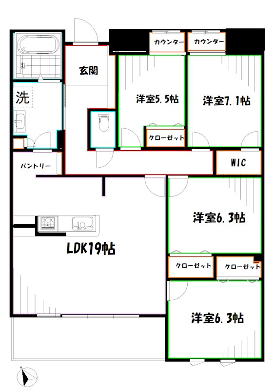 プレステージ吉祥寺 間取り