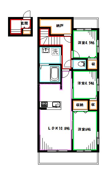 吉祥寺サザンヴィラ 間取り