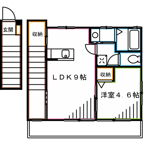 クレール 間取り