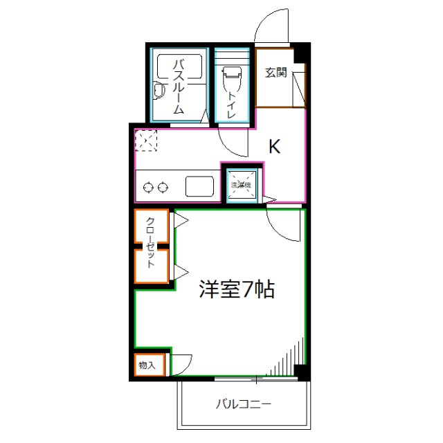 第３小柳コーポ 間取り