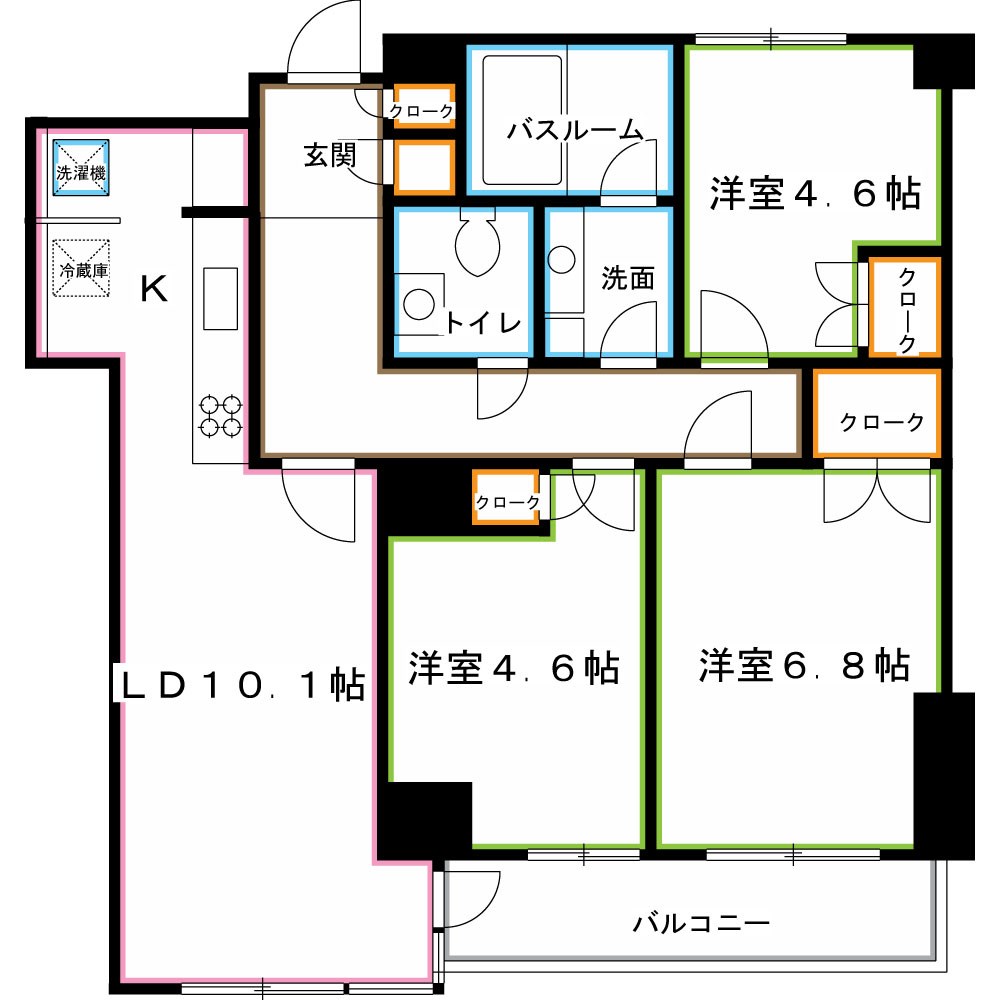 パーク・ハイム荻窪 間取り