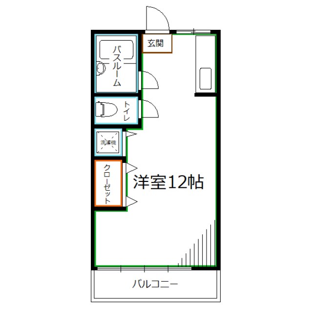 コーポ中村  間取り