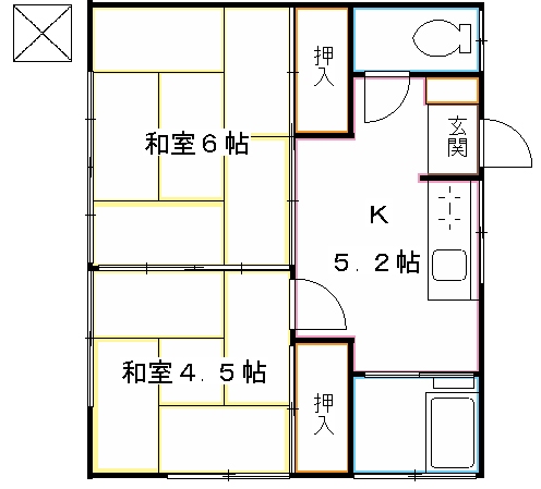 成塚アパート 間取り