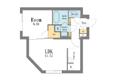 LEGALAND荻窪ANNEX（リーガランドオギクボアネックス） 間取り図