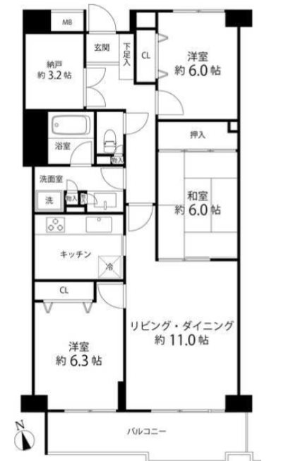 T's garden府中 間取り