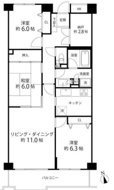 T's garden府中 間取り