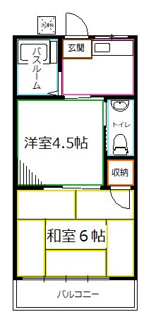 コーポ川尻 間取り