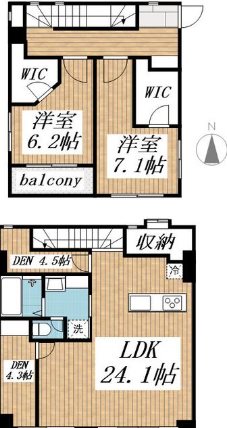 ReDEAL国立（ホッケンハイム） 間取り図