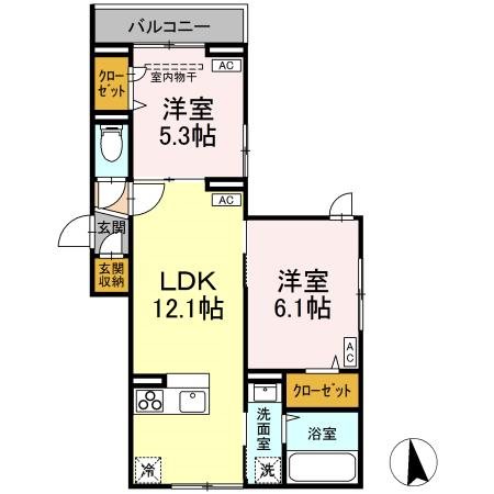アセットコート貫井北町　A棟 間取り