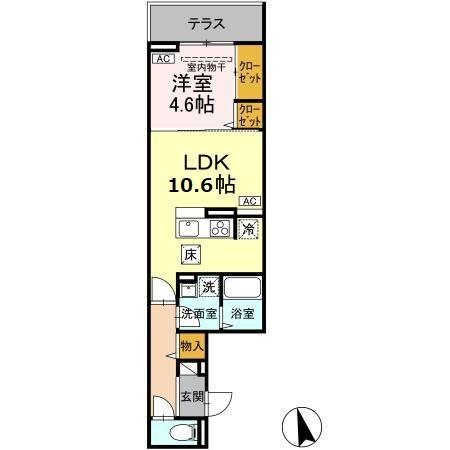 Asset-Court小金井本町B 間取り