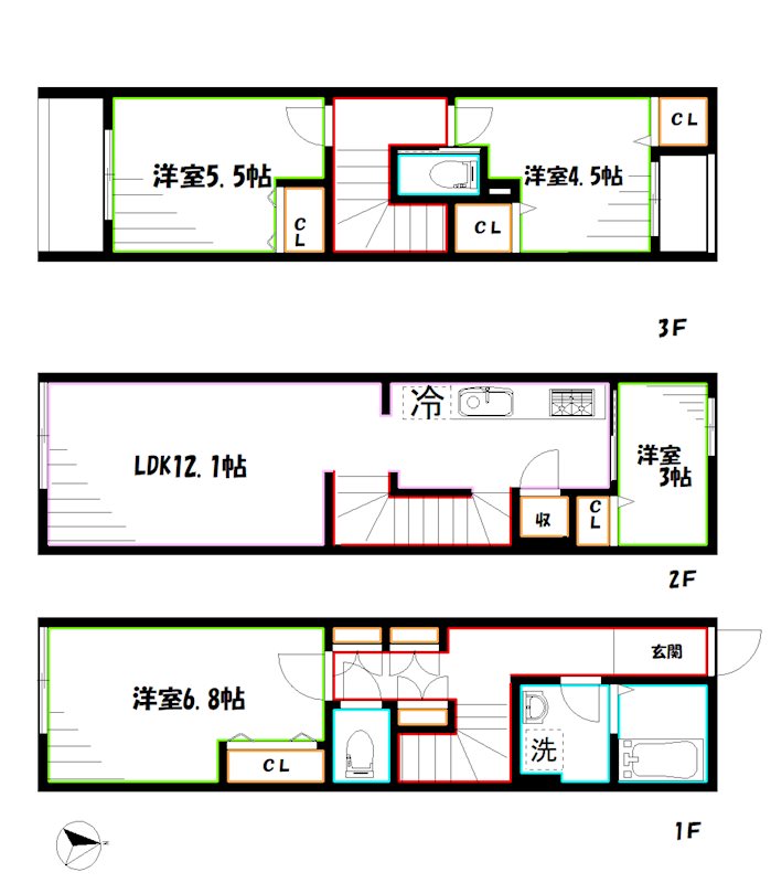 アーバンパーク三鷹  間取り