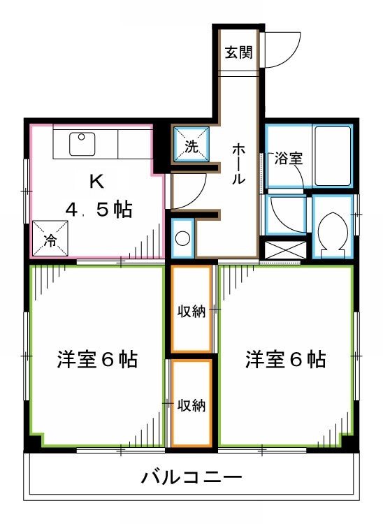ニュー富士見マンション 間取り