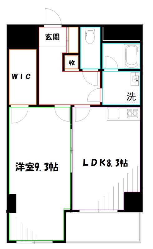 THE PALMS三鷹Ⅰ 間取り