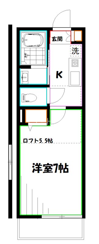 仮称　上連雀6丁目アパート 間取り