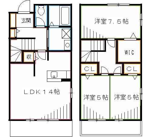 ワグネルペレイカカルドーゾ  間取り