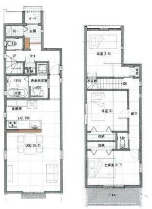 善福寺３丁目戸建て賃貸住宅 間取り
