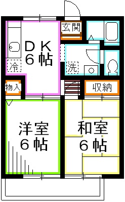 ガーデンハウスＢ 間取り