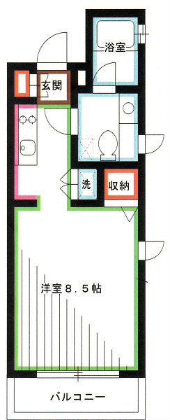 JINAI RESIDENCE 間取り