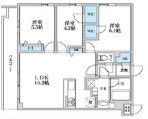 Ｓ－ＲＥＳＩＤＥＮＣＥ富士見ヶ丘ａｆｆｏｒｄ  間取り