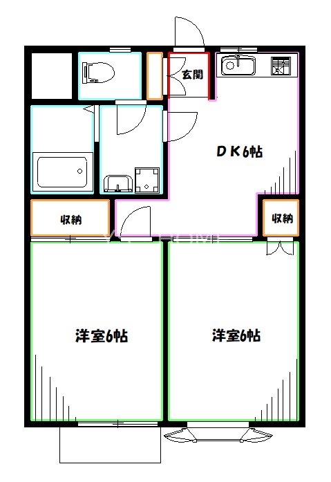 メイプルハイツ 間取り