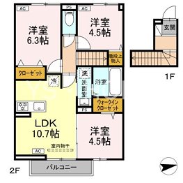 エスシュペリュールヴィラージュ 間取り