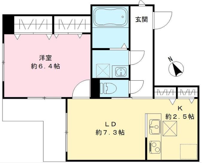 La Paz (ラ　パーズ) 間取り