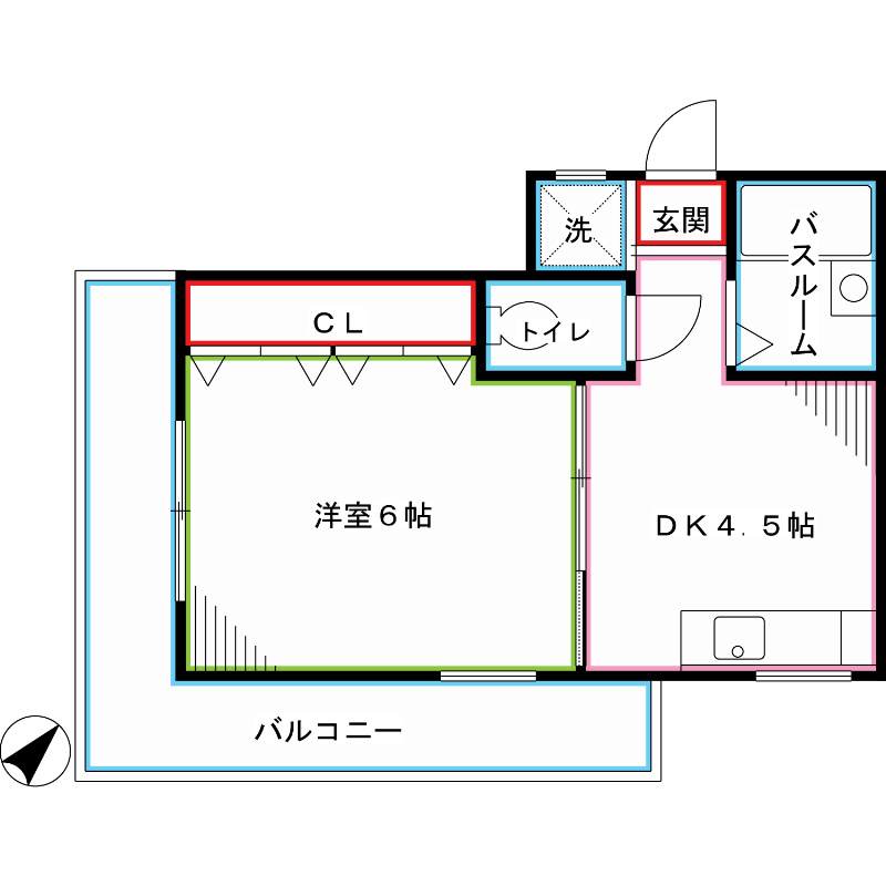 ビア・ローザ 間取り