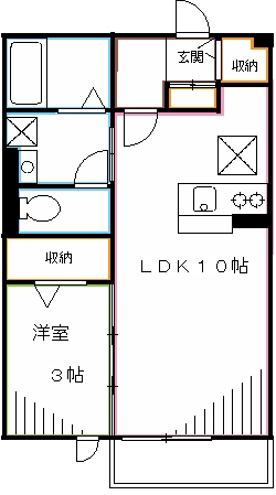 シャルメゾンC棟 間取り