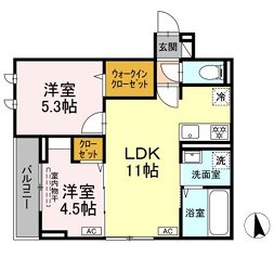 D-ROOM下連雀 間取り