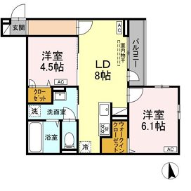 D-ROOM下連雀 間取り